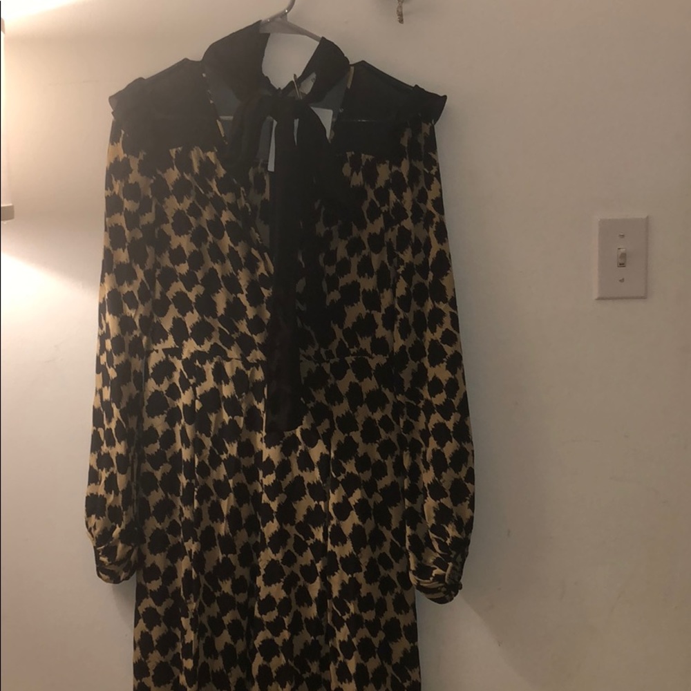 Silk Animal Print Jumpsuit